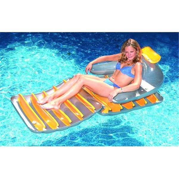 Olympian Athlete Pool Ride On Shark Float Inflatable Toy -72 in. OL10427